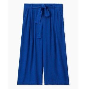 Torrid SAPPHIRE CRINKLED GAUZE SELFTIE CULOTTEPANT Size 0X